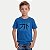 CAMISETA BY GUS MANGA CURTA COMFORT ALGODÃO SILKADA AZUL ROYAL MASCULINO INFANTIL - Imagem 1