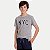 CAMISETA BY GUS MANGA CURTA COMFORT ALGODÃO SILKADA MESCLA CLARO MASCULINO INFANTIL - Imagem 1