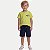 CONJUNTO VERÃO BY GUS BERMUDA E CAMISETA MANGA CURTA MALHA AMARELO MASCULINO INFANTIL - Imagem 1