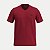CAMISETA FICO MANGA CURTA COMFORT ALGODÃO LISA GOLA V VERMELHO MASCULINO ADULTO - Imagem 1