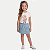 CONJUNTO VERÃO BY GUS SAIA E BLUSA MANGA CURTA MALHA OFFWHITE FEMININO INFANTIL - Imagem 1