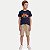 CONJUNTO VERÃO BY GUS BERMUDA E CAMISETA MANGA CURTA MALHA AZUL MARINHO MASCULINO INFANTIL - Imagem 1