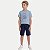 CONJUNTO VERÃO BY GUS BERMUDA E CAMISETA MANGA CURTA MALHA AZUL MASCULINO INFANTIL - Imagem 1