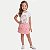 CONJUNTO VERÃO BY GUS SAIA E BLUSA MANGA CURTA MALHA BRANCO FEMININO INFANTIL - Imagem 1