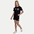 CONJUNTO VERÃO BY GUS SHORT E BLUSA MANGA CURTA MOLETINHO PRETO FEMININO INFANTIL - Imagem 1