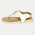 SANDALIA MODARE RASTEIRA OFFWHITE FEMININO ADULTO - Imagem 1