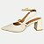 SAPATO VIZZANO SALTO ALTO CHANEL OFFWHITE FEMININO ADULTO - Imagem 1