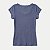 BLUSA HERING MANGA CURTA MALHA CANELADA AZUL FEMININO ADULTO - Imagem 2