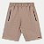 BERMUDA ANGERO MOLETOM CASUAL MOCCA BEGE MASCULINO INFANTIL - Imagem 1