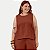 BLUSA LUNENDER REGATA MISTO MARROM FEMININO ADULTO - Imagem 1
