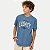 CAMISETA ANGERO AND.GO MANGA CURTA COMFORT ALGODÃO AZUL OCEANO MASCULINO INFANTIL - Imagem 1