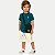 CONJUNTO VERÃO ANGERO BERMUDA E POLO MANGA CURTA MALHA PETROLEO MASCULINO INFANTIL - Imagem 1