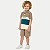 CONJUNTO VERÃO ANGERO BERMUDA E POLO MANGA CURTA MALHA BEGE MASCULINO INFANTIL - Imagem 1