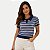 BLUSA AT SP ELISE MANGA CURTA POLO TRICÔ LISTRADA FEMININO ADULTO (CORES SORTIDAS) 312315-P - Imagem 2