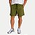 SHORT TSUNAMI POLIESTER E ELASTANO FITNESS VERDE MILITAR MASCULINO ADULTO - Imagem 1