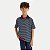 POLO HERINGKIDS MANGA CURTA COMFORT MALHA LISTRADA AZUL MARINHO MASCULINO INFANTIL - Imagem 1