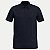 POLO FICO MANGA CURTA COMFORT ALGODÃO LISA AZUL MARINHO MASCULINO ADULTO - Imagem 1