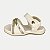 SANDALIA KIDY BABY EQUILIBRIO PAPETE MARFIM FEMININO INFANTIL - Imagem 1