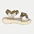 SANDALIA KIDY FLEX BABY STREET OURO FEMININO INFANTIL - Imagem 2