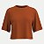 BLUSA LUNENDER MANGA CURTA MALHA LARANJA FEMININO ADULTO - Imagem 1