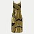 VESTIDO LUNENDER REGATA MALHA MIDI ESTAMPADO VERDE FEMININO ADULTO - Imagem 2