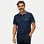 POLO LEE MANGA CURTA SLIM PIQUET COM BOLSO AZUL MARINHO MASCULINO ADULTO - Imagem 1