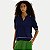 BLUSA HERING MANGA CURTA POLO TRICÔ AZUL MARINHO FEMININO ADULTO - Imagem 1