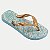 CHINELO HAVAIANAS KIDS FLORES DEDO AZUL PASTEL FEMININO INFANTIL - Imagem 2