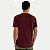 CAMISETA HERING MANGA CURTA COMFORT WORD LISA BORDADA VINHO MASCULINO ADULTO - Imagem 2