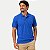 POLO WAYNA MANGA CURTA COMFORT LISA COM BOLSO MISTO AZUL ROYAL MASCULINO ADULTO - Imagem 1