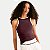 BLUSA HERING REGATA ALGODÃO E ELASTANO MARROM FEMININO ADULTO - Imagem 1