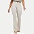 CALÇA YOUNG BRIM E ELASTANO BOOTCUT BEGE FEMININO ADULTO - Imagem 1
