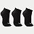 MEIA MIZUNO SOQUETE CANO CURTO KIT COM 3 PARES PRETO UNISEX ADULTO - Imagem 1