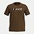 CAMISETA FICO MANGA CURTA COMFORT ALGODÃO SILKADA MARROM MASCULINO ADULTO - Imagem 1