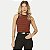 BLUSA PITT REGATA MALHA CANELA MARROM FEMININO ADULTO - Imagem 1