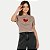 BLUSA MOD.ME MANGA CURTA TSHIRT ALGODÃO SILKADA BEGE FEMININO JUVENIL - Imagem 1