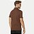 POLO PITT MANGA CURTA SLIM ALGODÃO MARROM MASCULINO ADULTO - Imagem 2