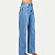 CALÇA SHOT JEANS CLARO BRUTO WIDE LEG FEMININO ADULTO - Imagem 1