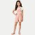 CONJUNTO VERÃO RANDA MUNDU JARDINEIRA SHORT E BLUSA MANGA CURTA ROSA FEMININO INFANTIL - Imagem 1