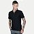 POLO VIDE BULA MANGA CURTA SLIM POLIAMIDA E ELASTANO PRETO MASCULINO ADULTO - Imagem 1