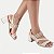 SANDALIA MISSISSIPI SALTO ALTO ACTIVE CREME FEMININO ADULTO - Imagem 4