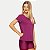 BLUSA DI PAULA MANGA CURTA POLIAMIDA FITNESS ROXO FEMININO ADULTO - Imagem 1