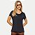 BLUSA DI PAULA MANGA CURTA POLIAMIDA FITNESS PRETO FEMININO ADULTO - Imagem 1