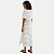 VESTIDO HERING MANGA CURTA MALHA LISTRADO MIDI OFFWHITE FEMININO ADULTO - Imagem 2