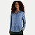 CAMISETE HERING MANGA LONGA COMFORT LIOCEL AZUL FEMININO ADULTO - Imagem 1