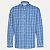 CAMISA WRANGLER MANGA LONGA COMFORT ALGODÃO XADREZ AZUL MASCULINO ADULTO - Imagem 1