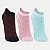 MEIA LUPO SOCKS PACOTE COM 3 MEIAS MARROM,ROSA E AZUL SOQUETE FEMININO ADULTO - Imagem 1