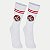 MEIA LUPO SUPER MARIO SOQUETE BRANCO/VERMELHO UNISEX JUVENIL - Imagem 1