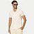 POLO PITT MANGA CURTA SLIM MALHA MAQUINETADA OFFWHITE MASCULINO ADULTO - Imagem 1