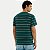 CAMISETA HERING MANGA CURTA COMFORT ALGODÃO LISTRADA VERDE MASCULINO ADULTO - Imagem 2